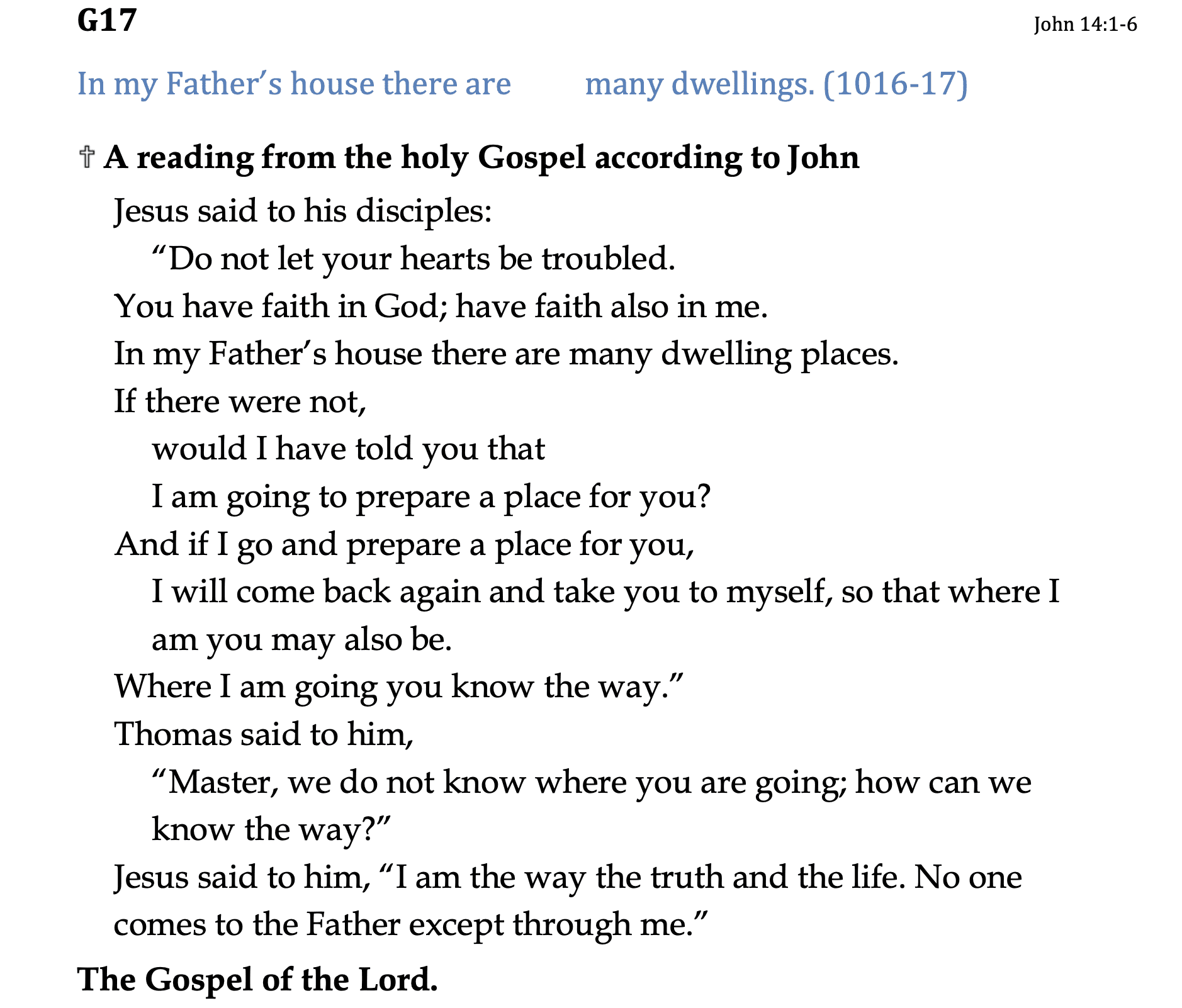 G17 - John 14:1-6